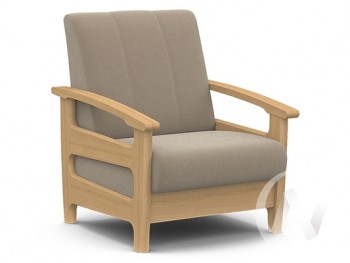 Кресло для отдыха Омега (бук лак/CATANIA LATTE) в Раздольном - razdolnoe.mebel54.com | фото