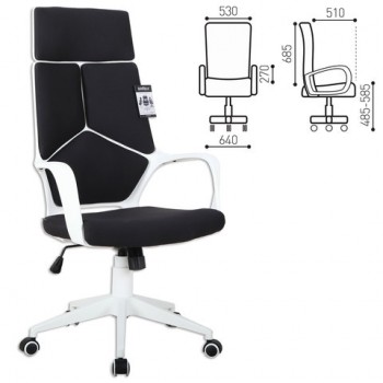 Кресло офисное BRABIX Prime EX-515 (черная ткань) в Раздольном - razdolnoe.mebel54.com | фото