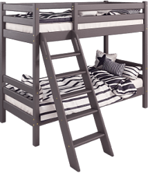 Кровать Соня вариант 10 двухъярусная с наклонной лестницей Лаванда в Раздольном - razdolnoe.mebel54.com | фото