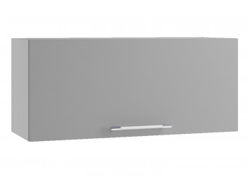 Ройс ПГ 800 Шкаф верхний горизонтальный (Графит софт/корпус Серый) в Раздольном - razdolnoe.mebel54.com | фото